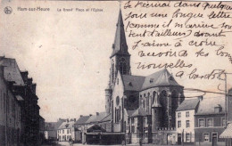 HAM Sur HEURE - La Grand Place Et L'église - Roulotte De Bohemiens - Ham-sur-Heure-Nalinnes