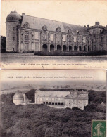 79 - Deux Sevres - OIRON - Le Chateau - LOT 2 CARTES - Autres & Non Classés