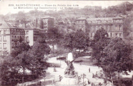 42 -  SAINT ETIENNE -  Place Du Palais Des Arts - Le Monument Des Combattants - Le Musée - Saint Etienne