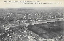 CPA Paris A Bord Du Dirigeable Militaire Dupuy-de-Losme Panorama Vers Le Quartier De La Bastille Et La Halle Aux Vins - Paris (12)