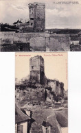 24 - MONTIGNAC  Sur VEZERE - Le Chateau - LOT 2 CARTES - Montignac-sur-Vézère