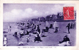 59 - MALO  Les BAINS -  La Plage A Marée Haute - Malo Les Bains