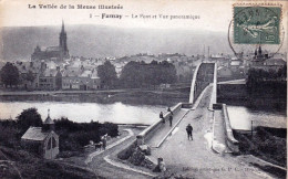 08 - FUMAY - Le Pont Et Vue Panoramique - Fumay