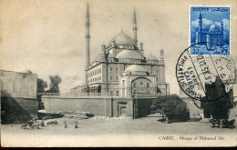 X0638 Egypt, Maximum 1956 Cairo  Mosque Of Mohamed Aly,   Vintage Card - Briefe U. Dokumente