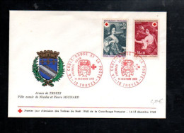 FDC 1968 CROIX ROUGE - 1960-1969