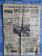 Journal L'Equipe 12 Mai 157 Louison Bobet Planckaert Tour De France Saint Etienne Strasbourg Lourdes Racing - 1950 - Today