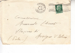 ITALIA  1934 - Lettera Da Firenze A  Rovigno D'Istria (Pola) - Poststempel