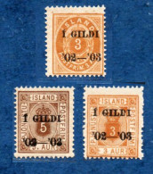 Island 1902 I-Gildi Overpr Fakes - Andere & Zonder Classificatie