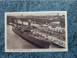 CPA  -  29  - PORT AUTONOME DE BORDEAUX - LE CRIOSEUR  DUGUAY-TROUIN DEVANT LES QUINCONCES - Bordeaux