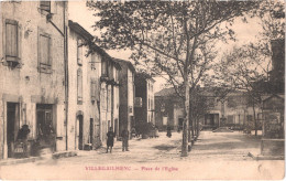 FR11 VILLEGAILHENC - Place De L'église - Animée Belle - Altri & Non Classificati