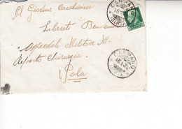 ITALIA  1934 - Lettera Da Carpano (Istria) A Pola - Marcophilie