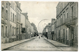 CPA Voyagé 1915 * LA ROCHE SUR YON Rue Haxo * Librairie Poupin Editeur - La Roche Sur Yon