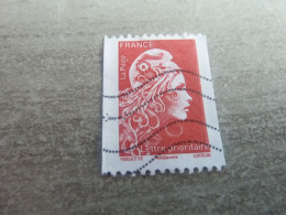Type Marianne D'Yz - Phil@poste - Lettre Prioritaire - Yt 5253A - Rouge - Oblitéré - Année 2018 - - Used Stamps
