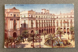 Barcelona Plaza Real Carte Postale Postcard - Barcelona