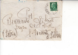 ITALIA  1933 - Lettera  Er S.Vincenti D'Istria - Marcophilia