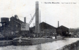 52  EURVILLE  BLANVILLE  LES USINES ET LE CANAL - Autres & Non Classés