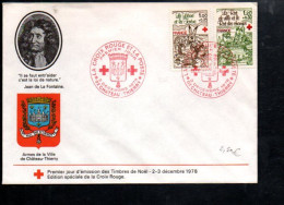 FDC 1978 CROIX ROUGE - 1970-1979