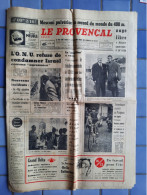 Journal Le Provençal 5 Juillet 1967 ONU Tour France Pingeon Alain Mosconi Anquetil Merckx Jean Vilar Avignon - 1950 - Oggi