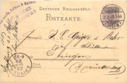 Ganzsache Strassburg 1889 - Strasbourg