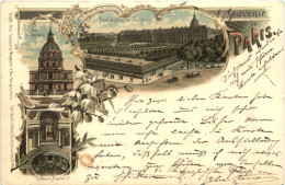 Souvenir De Paris - Litho - Otros & Sin Clasificación