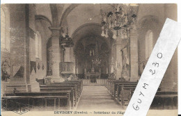 DEVECEY Intérieur De L'Eglise - Sonstige & Ohne Zuordnung