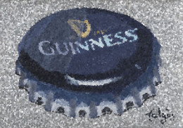 F6-106 Litografía Cerveza Guinness Ireland. The Frosted Collection. - Publicité