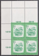 1982 , Mi 1696 ** (1) - 4er Block Postfrisch - Freimarke : Schönes Österreich - Weißsee , Salzburg - Unused Stamps