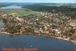 71996456 Herrsching Ammersee Fliegeraufnahme Mit Ammersee Herrsching - Herrsching