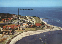 71996451 Hohwacht Ostsee Fliegeraufnahme Mit Strand Udn Hotel Restaurant Hohwach - Sonstige & Ohne Zuordnung