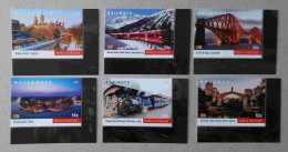 Ny21-01//N-U-C Ny21-01 : Canal Rideau, Le Grand Canal - Chine, Chemin De Fer, Trains, Pont Du Forth Et  Pont De Mostar - Unused Stamps