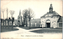 61 FLERS - L'église Et Le Porche Du Château  - Flers