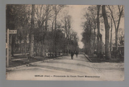 CPA - 60 - Senlis - Promenade Du Cours Thoré Montmorency - Animée - Non Circulée - Senlis