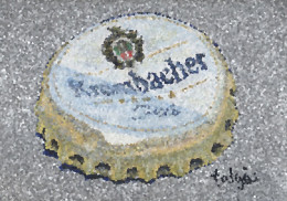 F6-110 Litografía Cerveza Krombacher Germany. The Frosted Collection. - Publicité