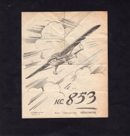 Publicité Pour Le... N.C. 853 - Avion Economique Construit En 1949 - Werbung