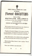 Renaix  1873 - La Hamaide 1947 , Florent Machtens - Obituary Notices