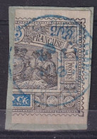 Obock     54b  Oblitéré Sur Fragment - Used Stamps