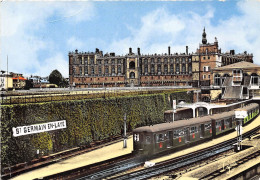 78-SAINT-GERMAIN-EN-LAYE- LA GARE ET LE CHATEAU - St. Germain En Laye (Château)