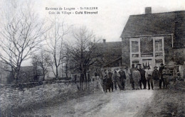 52  ST VALLIER  (ENV DE LANGRES)  CAFE SIMONEL - Langres