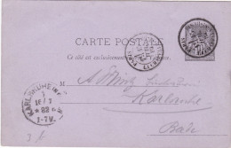 FRANCIA - INTERO POSTALE -VIAGGIATO - VIAGGIATO - 1882 - Autres & Non Classés