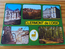60 - CLERMONT - L'église- Vue Générale- Le Chateau De Fitz James - Forêt D'Hez - Clermont