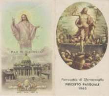 Santino Ricordo Precetto Pasquale - Palermo 1963 - Images Religieuses