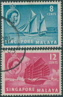 Singapore 1955 SG43-45 Sailing Craft (2) FU - Singapour (1959-...)