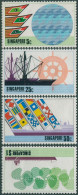 Singapore 1975 SG249-252 Ports And Harbours Conference Set MLH - Singapour (1959-...)