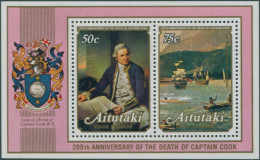 Aitutaki 1979 SG268 Captain Cook Death MS MNH - Cook
