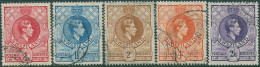 Swaziland 1938 SG29a-36a KGVI (5) FU - Swaziland (1968-...)