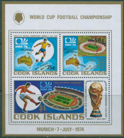 Cook Islands 1974 SG491 World Cup Football MS MLH - Cook Islands