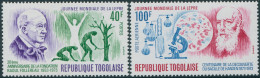 Togo 1973 SG922-923 World Leper Day Set MNG - Togo (1960-...)