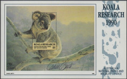 Australia Cinderella Koalas 1990 $6 Koala Research MS MNH - Cinderellas
