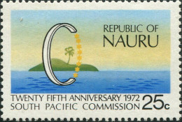 Nauru 1972 SG97 25c South Pacific Commission MNH - Nauru