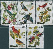 Aitutaki 1985 SG518-522 Audubon Birds Set MNH - Cook Islands